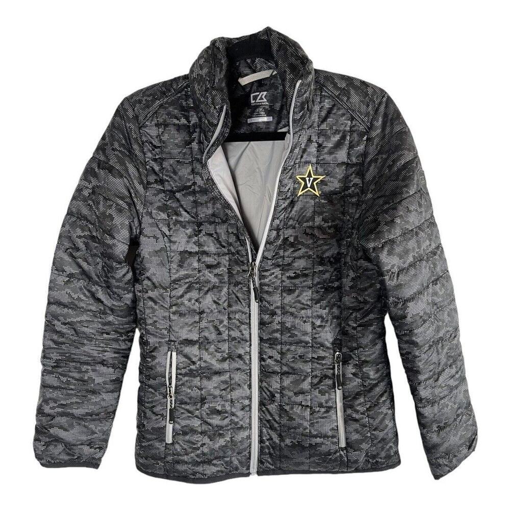 Vanderbilt Lightweight Cutter & Buck Women’s Down Quilted Puffer Camo Coat Small